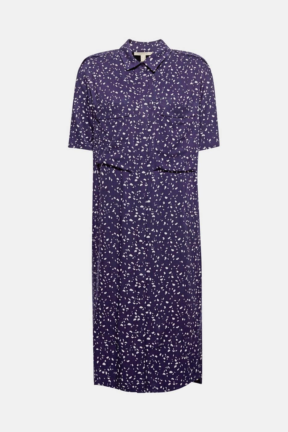 IdÃ©ale aussi bien au travail que dans la vie de tous les jours - cette robe chemisier imprimÃ©e Ã  poches plaquÃ©es vous fait un look impeccable tout au long de la journÃ©e.