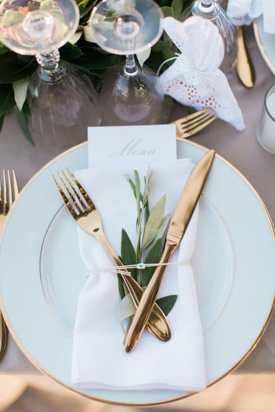 I only eat with Gold flatware