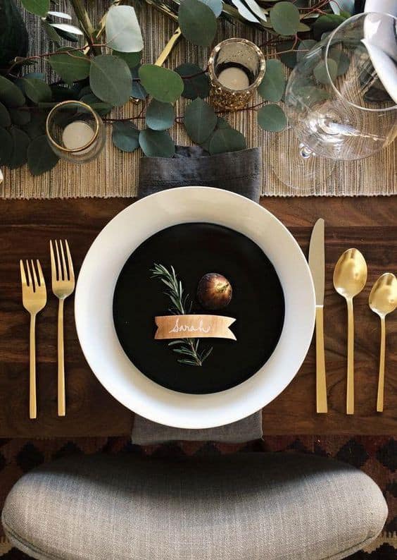 I only eat with Gold flatware