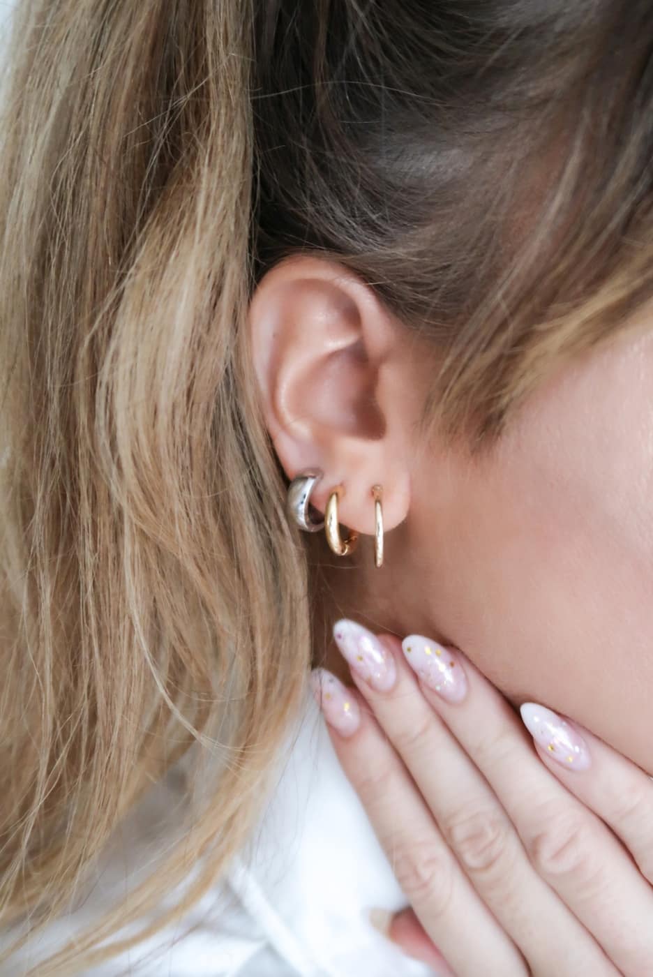 MUAU Hoops Earrings Stack