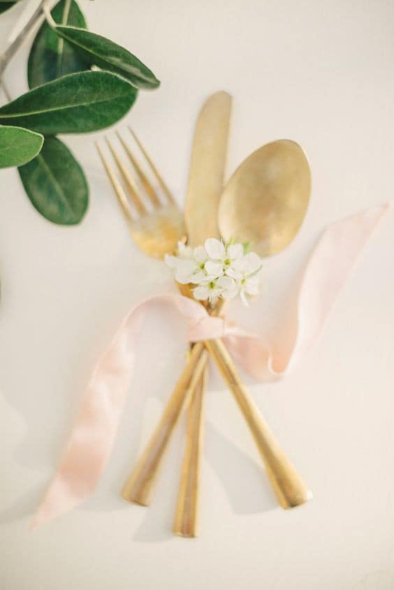 I only eat with Gold flatware