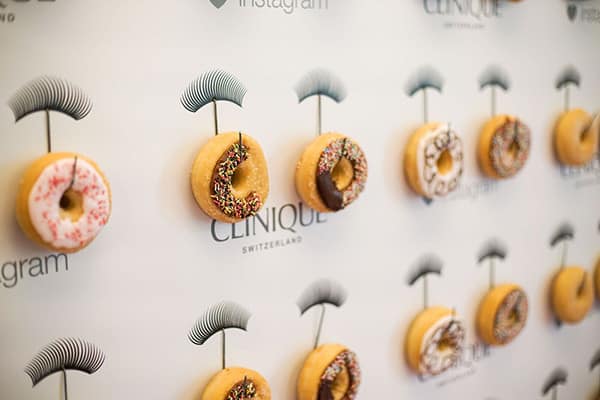 Long Lashes & Donuts at Clinique Event